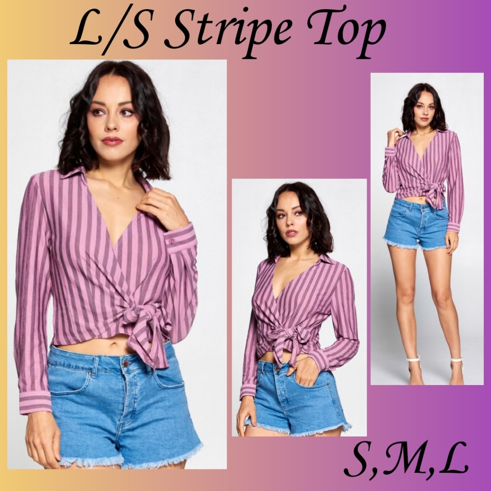 Long Sleeve Stripes Shirt